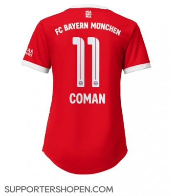 Bayern Munich Kingsley Coman #11 Hemma Matchtröja Dam 2022-23 Kortärmad
